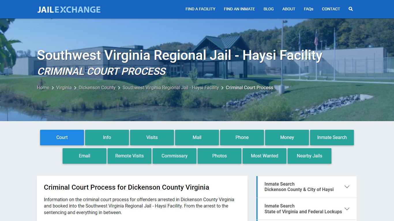 Southwest Virginia Regional Jail - Haysi Facility